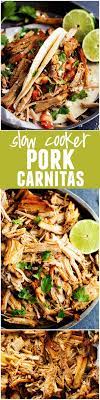Slow Cooker Pork Carnitas Slow Cooker Pork Recipes Pork Carnitas Slow Cooker