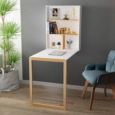 Amazon Com Home Bi Wall Mounted Table Fold Out Convertible Desk Multi Function Computer Writing Dining Desks For Small Spaces Wall Mounted Table Floating Desk