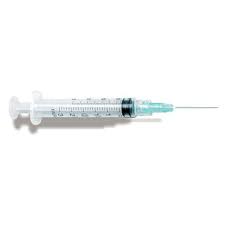 3cc Syringe/needle Combination, Luer-lock Tip, 25g X 5/8 ...