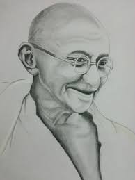 Drawing Of Mahatma Gandhiji Visit And Subscribe Our Youtube Channel For More Fun Pencil Sketch Portrait Portrait Artists Pencil Pencil Drawing Images