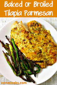Baked Or Broiled Tilapia Parmesan In 2020 Tilapia Recipes Fish Recipes Healthy Seafood Recipes
