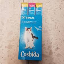 Coshida Cat Snacks 4 With Poultry And Biotin 3 With Salmon And Inulin Skystas Kacių Skanėstas 4x Su Paukstiena Ir Biotinu 3x