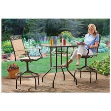 Castlecreek 3 Piece Patio Bistro Dining Set Bar Height Outdoor Bar Furniture Bar Height Patio Furniture Outdoor Patio Bar