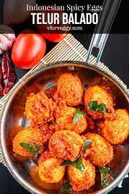 Telur Balado Indonesian Spicy Eggs Recipe Spicy Eggs Cooking Chinese Food Boiled Egg Recipes