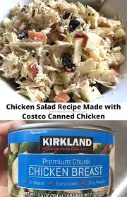 Also tried it with bucatini pasta. My Favorite Chicken Salad Recipe Made With Costco Canned Chicken One Hundred Dollars A Month
