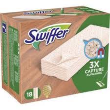 Le passage d'un aspirateur ne suffit pas toujours pour assurer la propreté du sol. Swiffer Swiffer Lingettes Pour Balai Speciales Bois Et Parquet X18 18 Lingettes Pas Cher A Prix Auchan