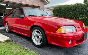 Image result for Bright Red 1993 Mustang