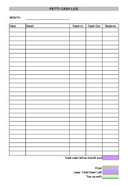 Free printable petty cash register is a microsoft excel xls spreadsheet that is designed to be printed out or used as a template electronically. 40 Petty Cash Log Templates Forms Excel Pdf Word á… Templatelab