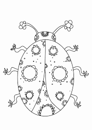 Lady Bug Coloring Page Unique 18 Ladybug Coloring Pages In 2020 Bug Coloring Pages Ladybug Coloring Page Happy Birthday Coloring Pages