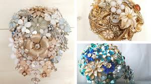 Twist the stalks together gently, and build up the shape with your other brooches. 5 Things I Wish I D Known Before Making My Brooch Bouquet Elsa Rose Boutique