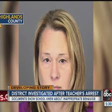 Highlands teacher reprimanded prior to arrest