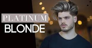 Men S Hair Highlights Platinum Blonde Balayage Platinum Blonde Balayage Men Hair Highlights Hair Highlights