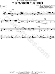Brazilian choro music for violin. The Music Of The Night Violin 1 String Quartet From The Phantom Of The Opera Sheet Music In G Major Download Print Sku Mn0118760