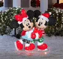 Disney Mickey and Minnie 30.12-in Mouse Yard Decoration with Clear Incandescent Lights
