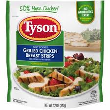 I think what makes these grilled chicken legs so special is the balance of sweet and salty, subtle pepper, garlic and onion flavors and a nice kick from the cayenne pepper. Tyson Grilled Chicken Breast Strips 12 Oz Kroger