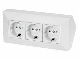 Für familien mit kindern bis. 3 Fach Aufputz Steckdose 3600w Tischsteckdose Ecksteckdose Ecke Tisch Kuche Eur 19 90 Picclick De