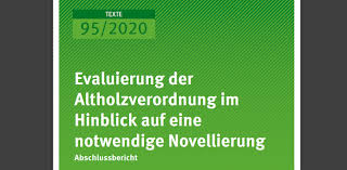 Uba is divided into five divisions responsible for different environmental topics and the central office division z with central service units for the uba. Uba Endbericht Bundesverband Der Altholzaufbereiter Und Verwerter German Waste Wood Association Bav E V