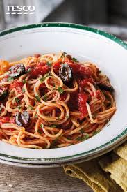 Pasta Puttanesca Recipe Easy Pasta Recipes Tesco Real Food Recipe Pasta Recipes Easy Pasta Recipes Recipes