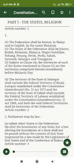 (1) the federation shall be known, in malay and in english, by the name malaysia. Download Constitution Of Malaysia Free For Android Constitution Of Malaysia Apk Download Steprimo Com