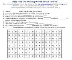 Hill, beaver educational resources 2000. Tunnel Science Download Free Printable Science Reading Comprehension Worksheets