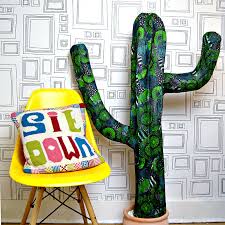 You can use a paper towel or a rag to quickly wipe the tomato sauce off the fabric. 12 Great Cactus Crafts Pillar Box Blue