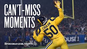 Cooper kupp los angeles rams nfl taslak geniş alıcı, nfl, spor, gol, istatistik png. Shining Moments Former Eastern Washington Standouts Samson Ebukam Cooper Kupp Came Up Clutch In Prime Time The Spokesman Review