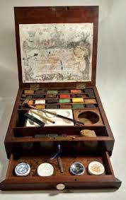 Thomas Reeves Amp Son Watercolour Watercolor Paint Box Made From 1784 To 1794 Watercolor Box Paint Box Paint Boxes