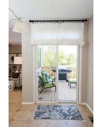 I also dyed the canvas with the rit dye. New Deals On White Cordless Sliding Glass Door Curtain 1 Panel