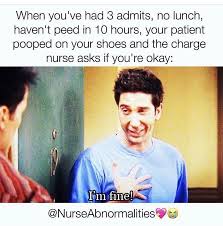 You Just Have To Say That You Re Fine But You Re Not Really Fine Meme I M Fine Nurse Memes Humor Nurse Jokes Nurse Humor