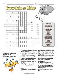 Weather Crossword Puzzles Weather Crossword Crossword Puzzles Crossword
