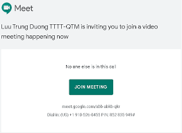 It's a great solution for both individuals and businesses to meet on audio and video calls. HÆ°á»›ng Dáº«n Sá»­ Dá»¥ng Google Meet Tá»• Chá»©c Há»p Ä'ao Táº¡o Qua Máº¡ng