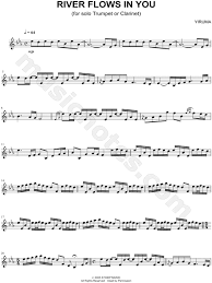 The pact doesn't copy any existing material. Yiruma River Flows In You Trumpet Clarinet Sheet Music Trumpet Solo In Eb Major Download Print Sku Mn0146178