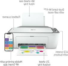 It is both wireless and has a usb port to print with a standard usb printer cable. Hp Deskjet 2755 All In One Printer