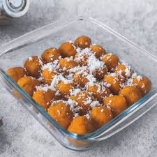 Bola ubi kopong siap disajikan. Resep Getuk Ubi Jalar Kuning