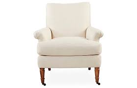 Avery Accent Chair Natural Linen In 2020 Linen Armchair Rolled Arm Chair Armchair