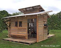 I Beam Design Pallet House Recyclart Pallet House Pallet Shed Pallet Building