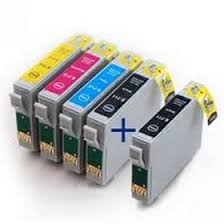Así que los he limpiado con la técnica de la jeringuilla. Cartouche Encre Compatible Epson T0715 T0711 T0712 T0713 T0714 Guepard Pack De 5 Noir 2 Cyan 1 Magenta 1 Jaune 1 Encreservices