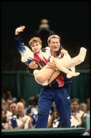 Gymnastics, then and now, so dominant. 7 Kerri Strug 3 Ideas Gymnastics Olympics Female Gymnast