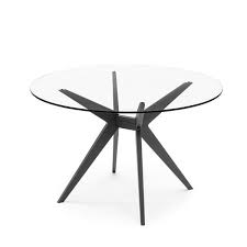 And with these round glass dining tables, we have plenty of lovely wood bases that will make your dining party want to have a conversation about it. Kent Cs 4105 Rd 120 V Round Glass Dining Table With Wooden Base By Calligaris Italy City Schemes Contemporary Furniture