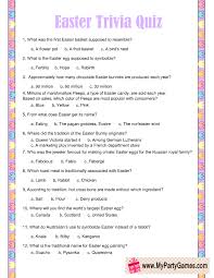 Free Printable Easter Trivia Quiz Easter Printables Free Trivia Quiz Trivia Questions And Answers
