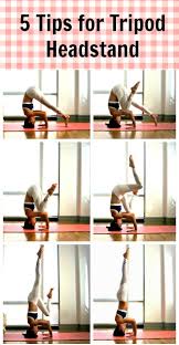 Gymnastics headstand progressions key 3 headstand box shape on a mat, lower forehead to mat to create triangle with hands. Step By Step Tutorial And Tips For Finding Stability In Tripod Headstand Yoga Handstand Yoga Handstand Poses Easy Yoga Workouts