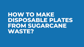 How to make disposable plates from sugarcane waste? - World ...