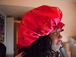 Pattern How To Make A Hat A Piece Of Headwear Sleep Or Shower Cap Step 1 Shower Cap Hair Bonnet Silk Shower Cap