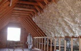 Not All Spray S Are Safe Icynene Is An Open Cell Polyurethane Spray Foam Insulation And Does Not Off Gas Inst Attic Remodel Attic Renovation Attic Flooring