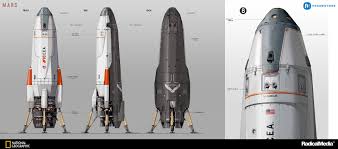 Artstation Mars The Daedalus Oscar Cafaro Spaceship Concept Spaceship Art Sci Fi Ships