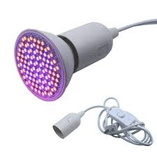 Qicai H Led Grow Light Bulb 10w E27 Light Socket With Onoff Switch Plant Grow Light Lamp For Hydro Led Grow Light Bulbs Grow Lights For Plants Grow Light Bulbs