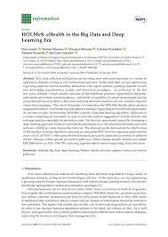 Pdf Holmes Ehealth In The Big Data And Deep Learning Era