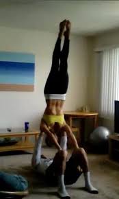 Pin By Erin Jenny On Fit Inspiration Couples Yoga Poses Yoga Handstand Fitness Inspiration