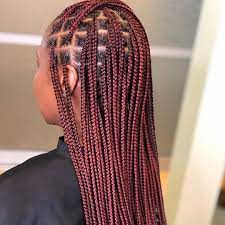 African Stylist On Instagram Book Medium Knotless Braids Knotlessboxbraids Color Thick Hair Styles Braids For Black Hair Hair Styles