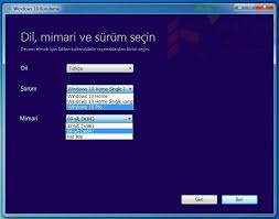 Download Windows 10 32bit Turkish نسخة ويندوز 10 كاملة باللغة التركية حلب تك